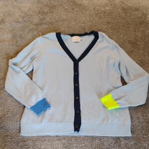 Whisper By Brodie Color Block Cardigan Please See Description